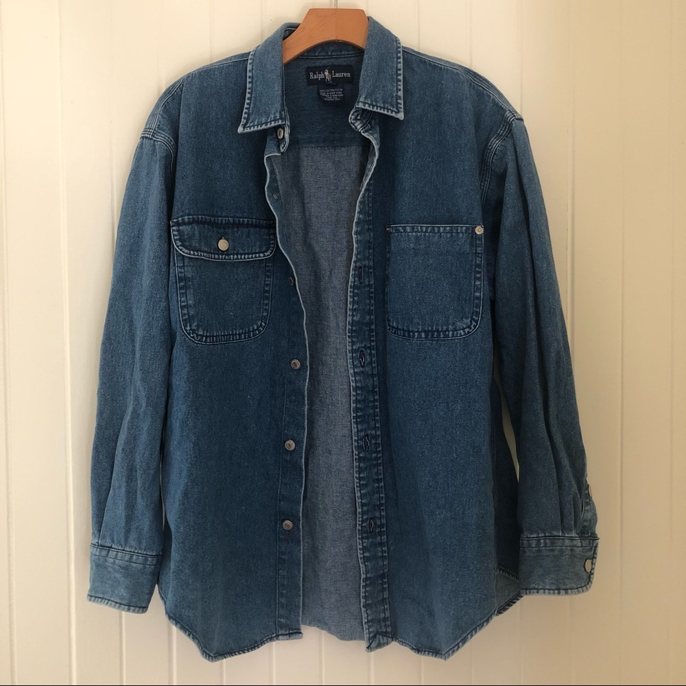 Ralph Lauren Denim Jacket / Shirt Size Medium